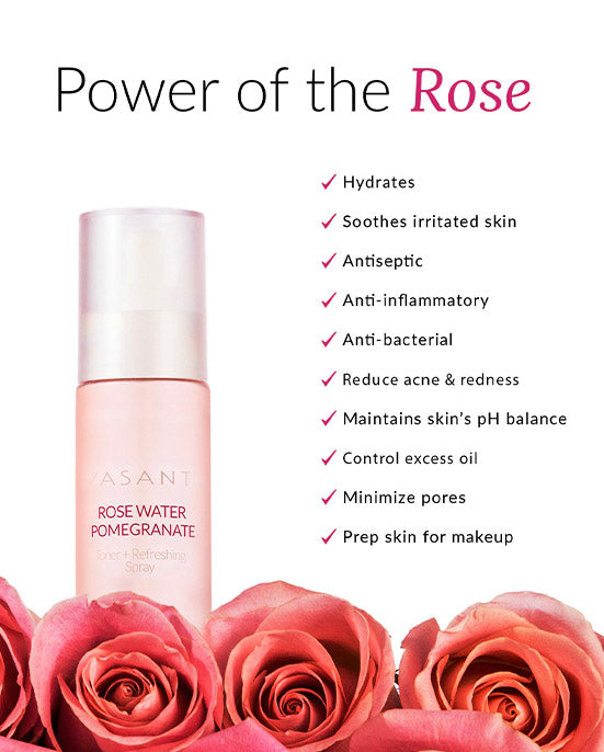 Rosewater and Pomegranate Toner + Refreshing Spray