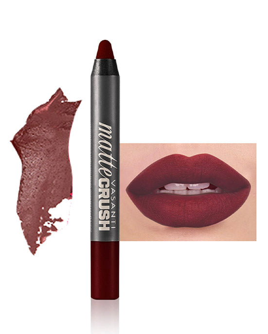 Matte Crush Lipstick Pencil - Buttery Application with Rich Texture ...