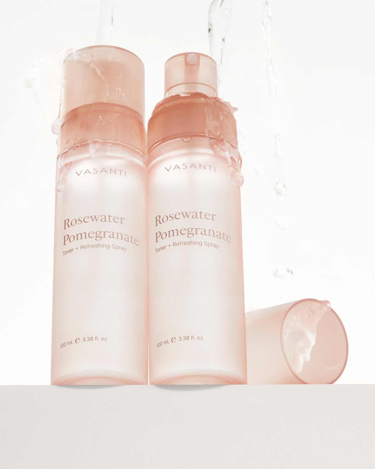 Rosewater Pomegranate Tonique + atomiseur rafraîchissant